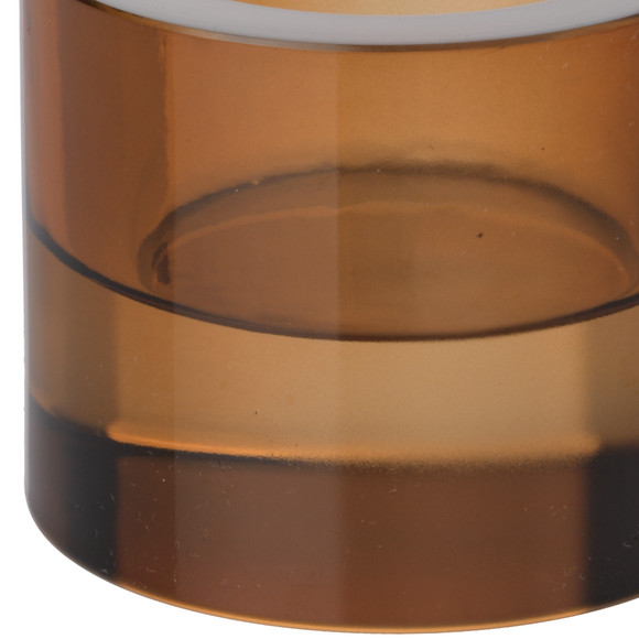 Teelichthalter aus Glas