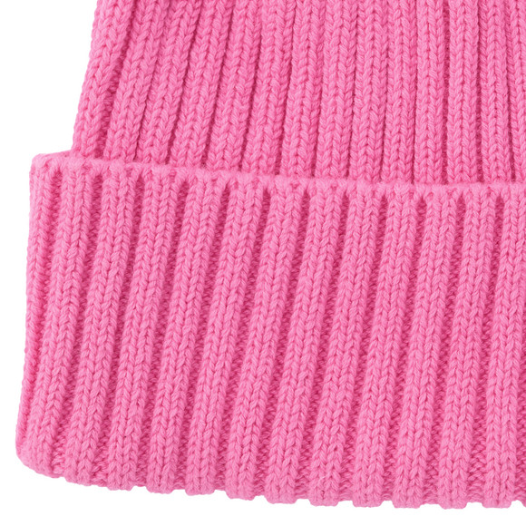 Mädchen Strickmütze mit Rippstruktur