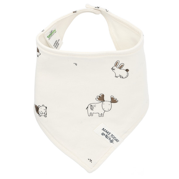 Babybandana met bosdieren
