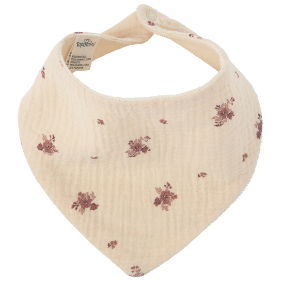 Baby Musselin-Bandana mit Frottee-Innenseite