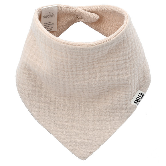 Baby Musselin-Bandana mit Frottee-Innenseite