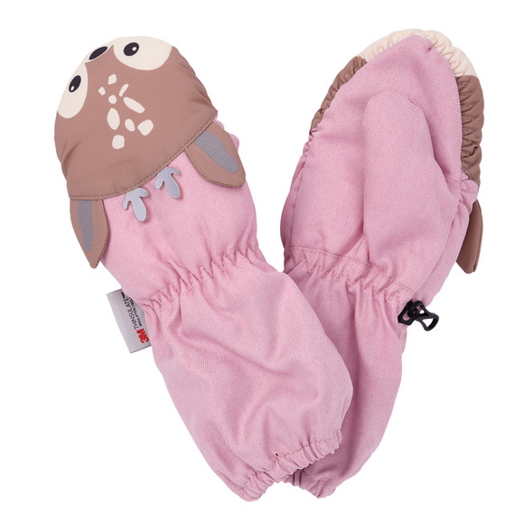 Baby Fäustlinge mit Reh-Motiv