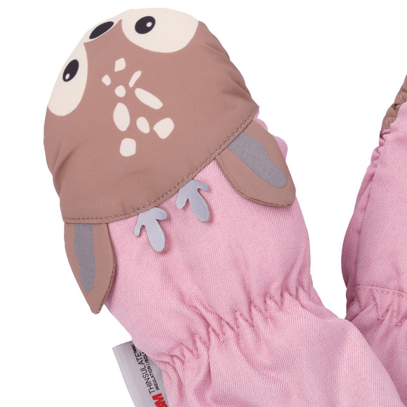Baby Fäustlinge mit Reh-Motiv