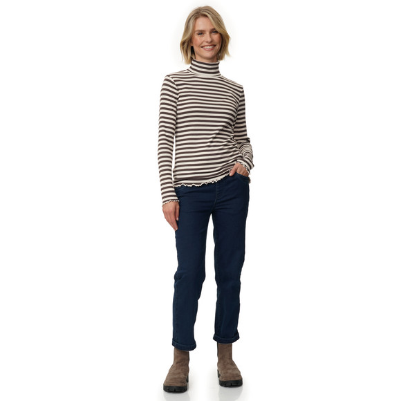 Damen Langarmshirt mit Rollkragen