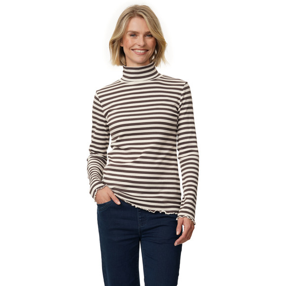 Damen Langarmshirt mit Rollkragen
