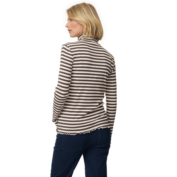 Damen Langarmshirt mit Rollkragen