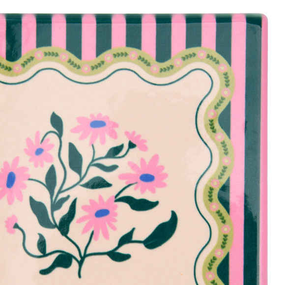 Untersetzer mit Blumen-Muster