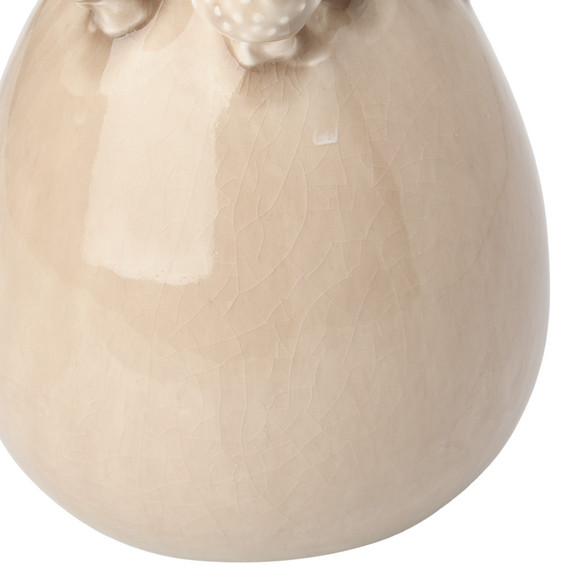 Vase mit kleinen Pilzen