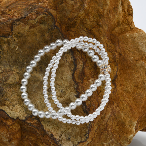 Damen Armband mit Perlen