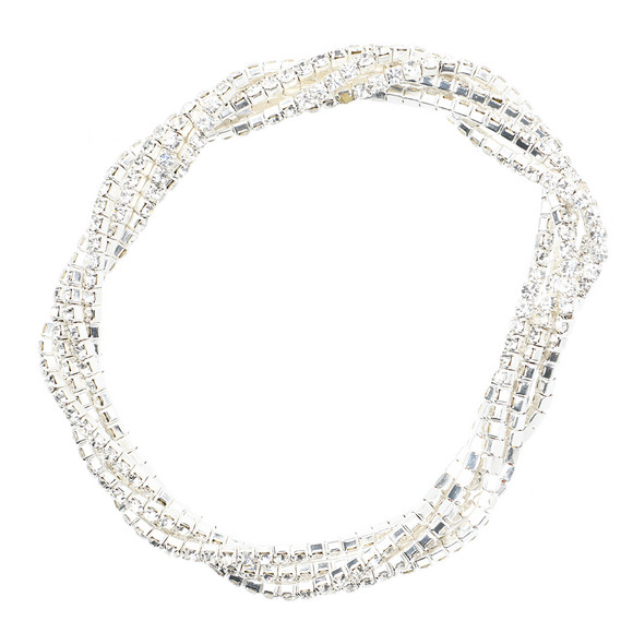 Damen Armband mit Glitzersteinchen