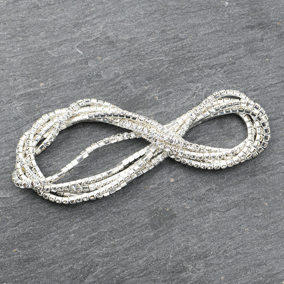 Damen Armband mit Glitzersteinchen