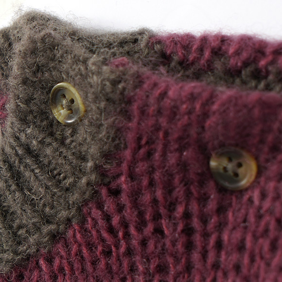 Baby Woll-Strickpullover mit Blockstreifen