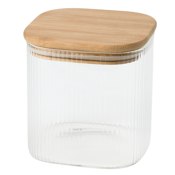 Kleines Vorratsglas mit Bambusdeckel