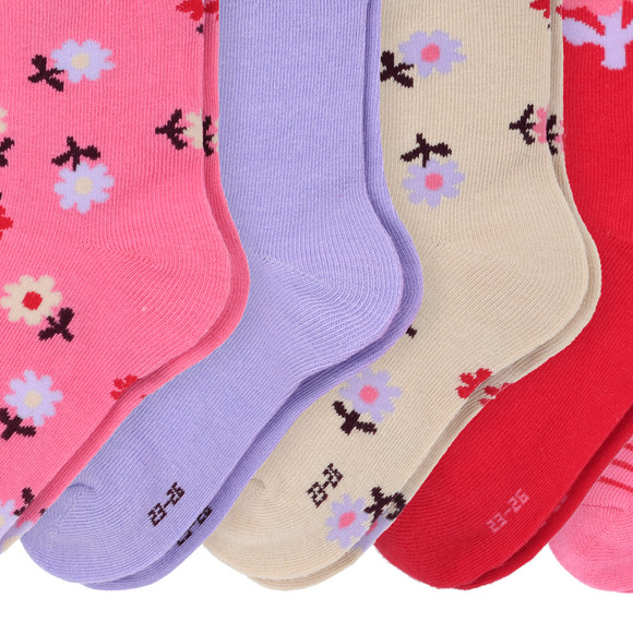 5 Paar Mädchen Socken mit Baumwolle