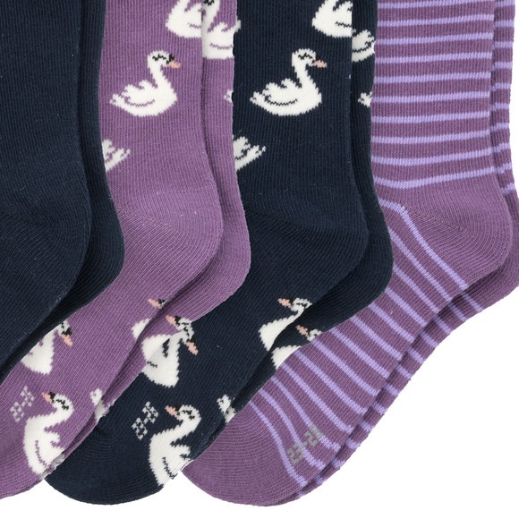 5 Paar Mädchen Socken mit Baumwolle