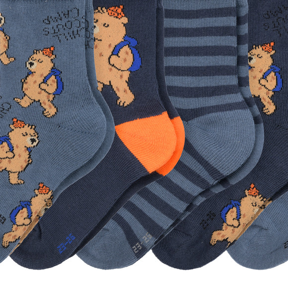 5 Paar Jungen Socken mit Baumwolle