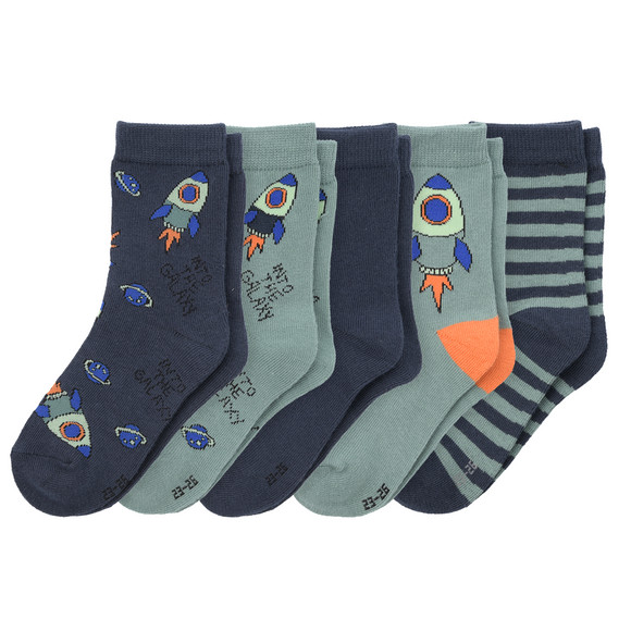 5 Paar Jungen Socken mit Baumwolle