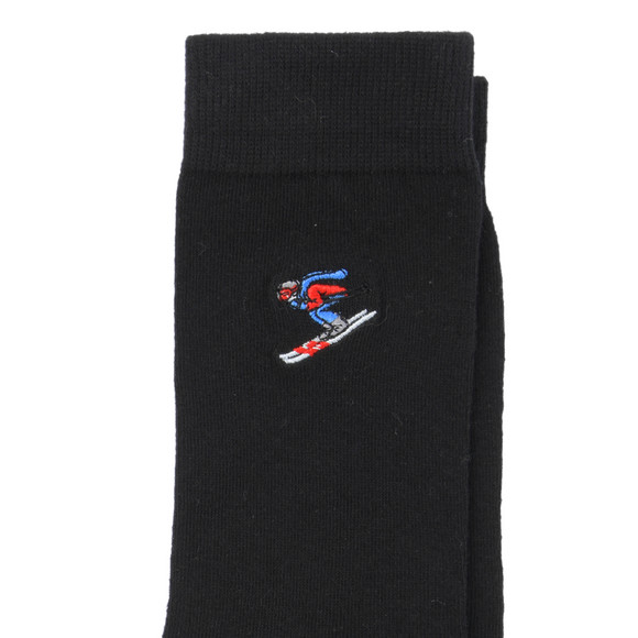 1 Paar Herren Socken mit Stickerei