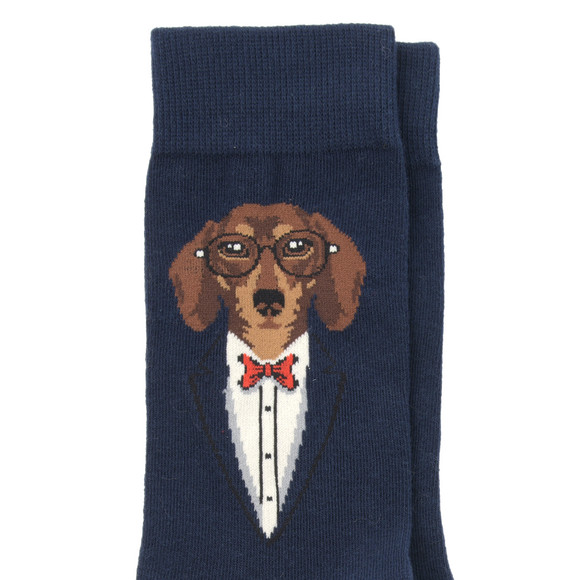 1 Paar Herren Socken mit Dackel-Motiv