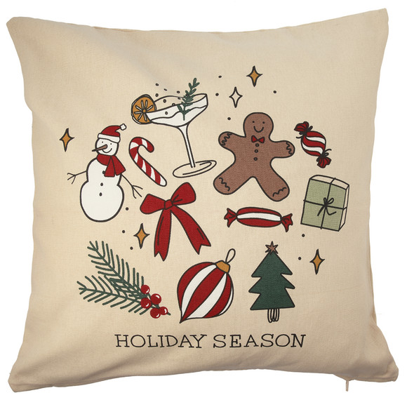 Kissenhülle im weihnachtlichen Design