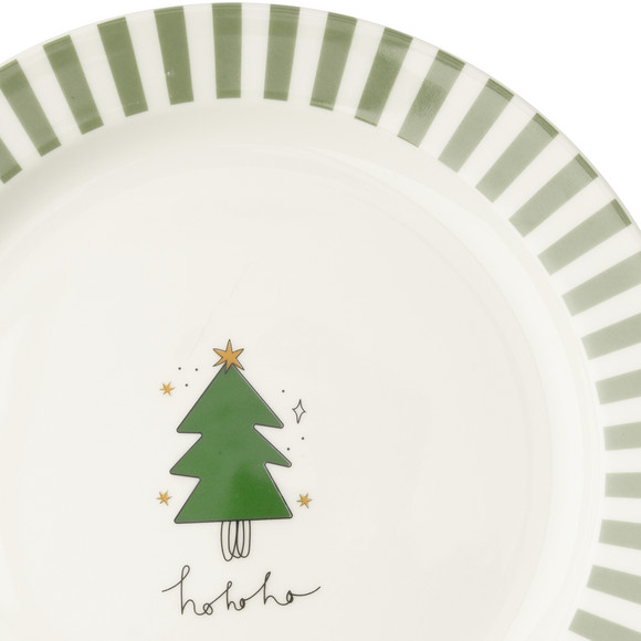 Teller im weihnachtlichen Design