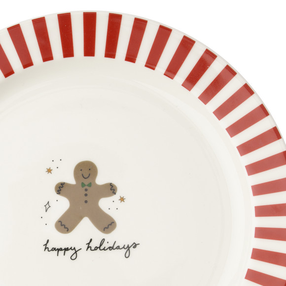 Teller im weihnachtlichen Design