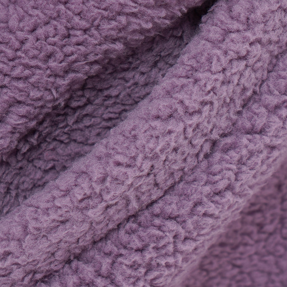 Mädchen Teddy-Pullover mit Schalkragen