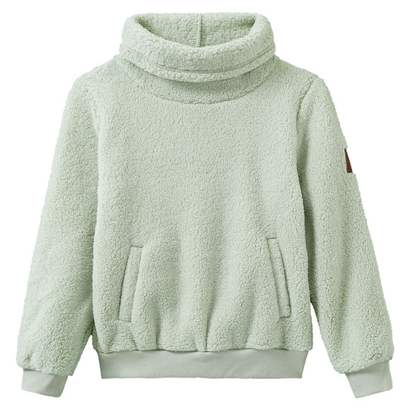 Mädchen Sweatshirt aus Teddyplüsch
