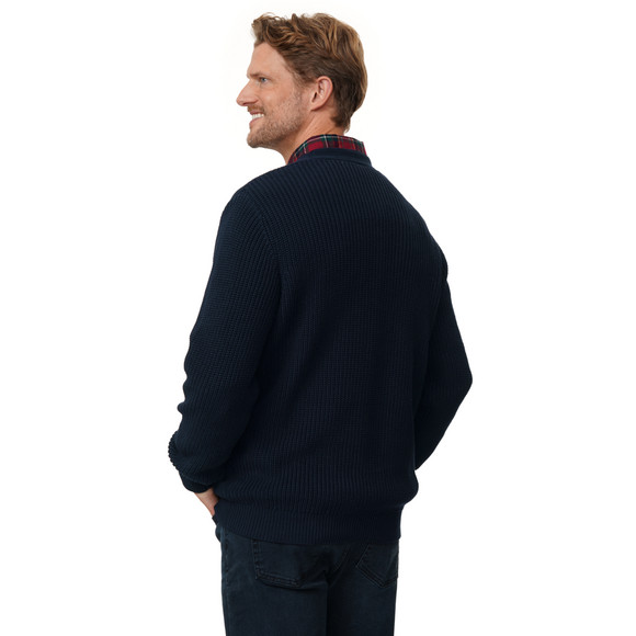 Herren Weihnachtsstrickjacke mit Stickerei