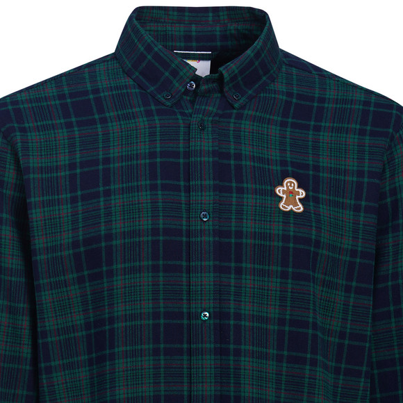 Herren Weihnachtshemd mit Stickerei