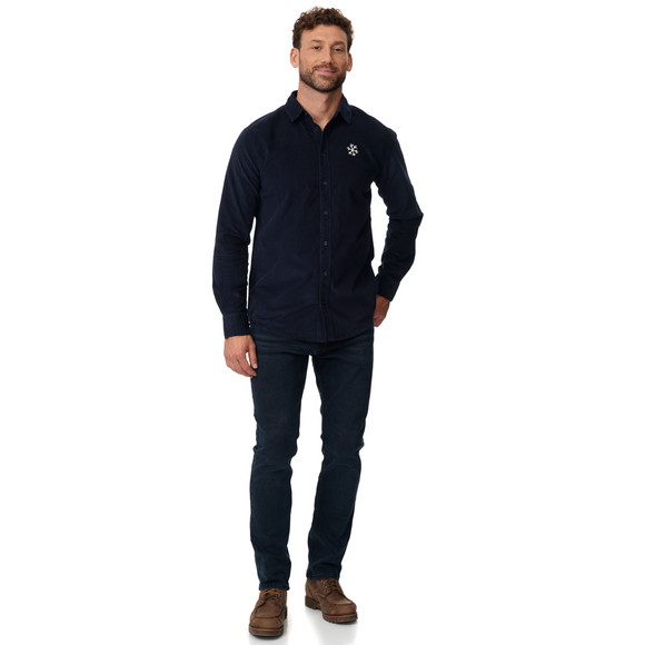Herren Weihnachtshemd mit Stickerei