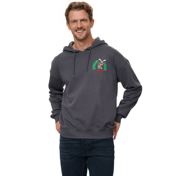 Herren Weihnachtshoodie mit Rückenprint