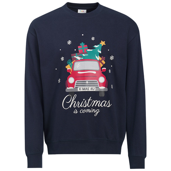 Herren Weihnachtssweatshirt mit Print