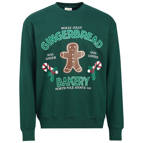 Herren Weihnachtssweatshirt mit Print