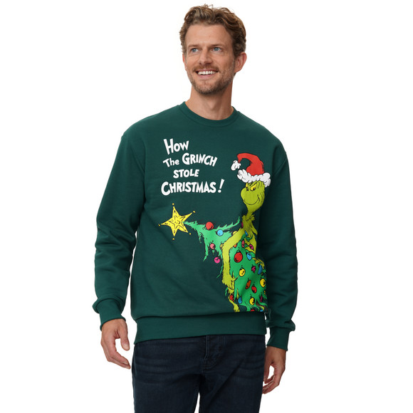 The Grinch Weihnachtssweatshirt mit Print