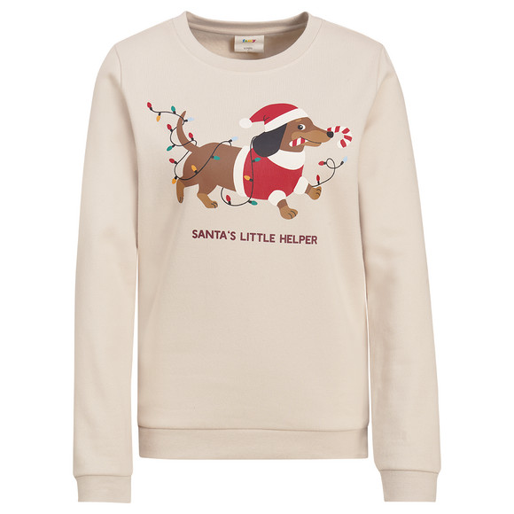 Damen Weihnachtssweatshirt mit Print