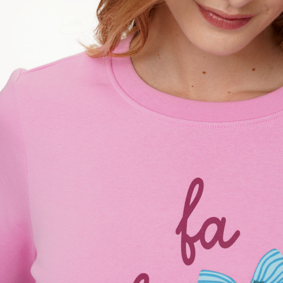 Damen Weihnachtssweatshirt mit Print