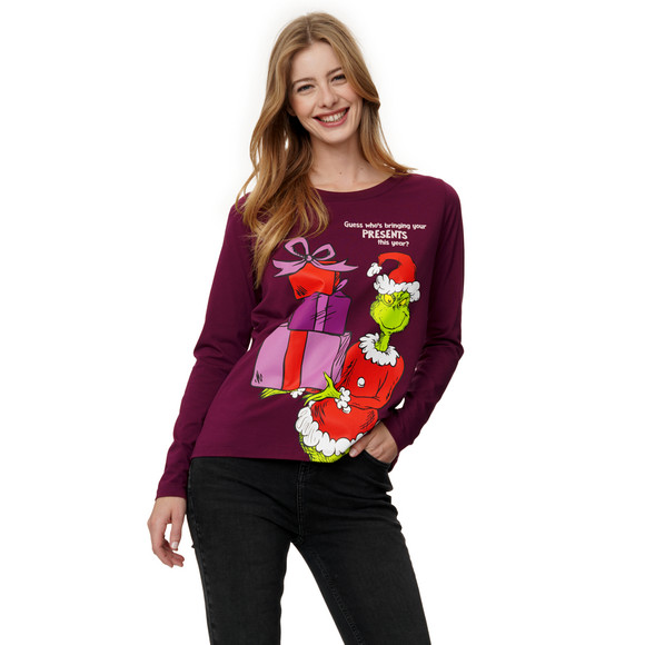 The Grinch Weihnachtsshirt mit Print