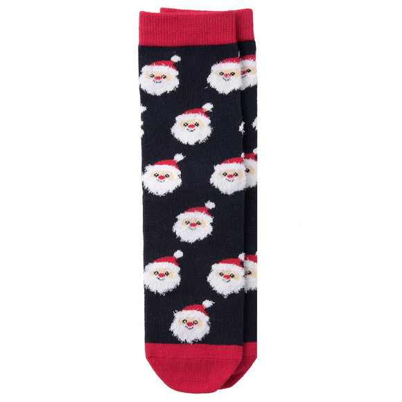 1 Paar Kinder Weihnachtssocken mit Santa