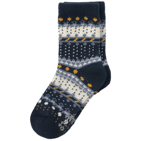 1 Paar Jungen Socken mit Norwegermuster