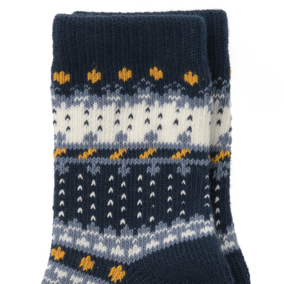 1 Paar Jungen Socken mit Norwegermuster
