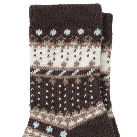 1 Paar Jungen Socken mit Norwegermuster