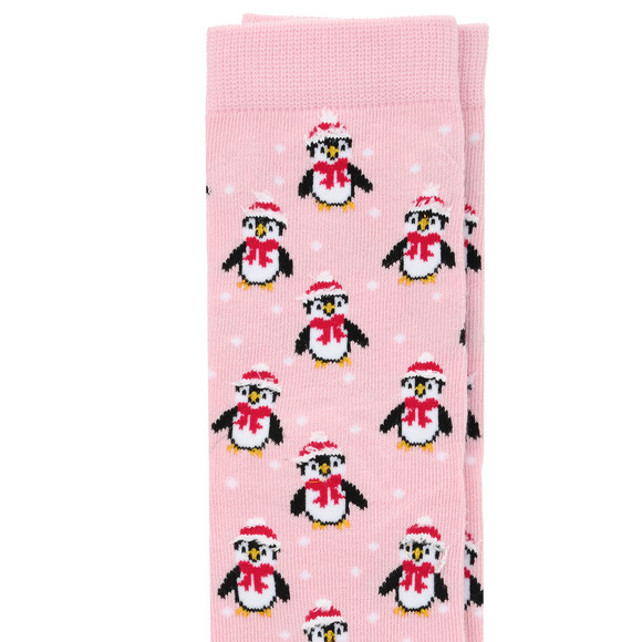 1 Paar Mädchen Weihnachtssocken mit Pinguinen