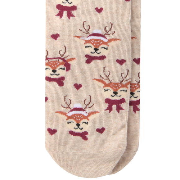 1 Paar Mädchen Weihnachtssocken mit Rentieren