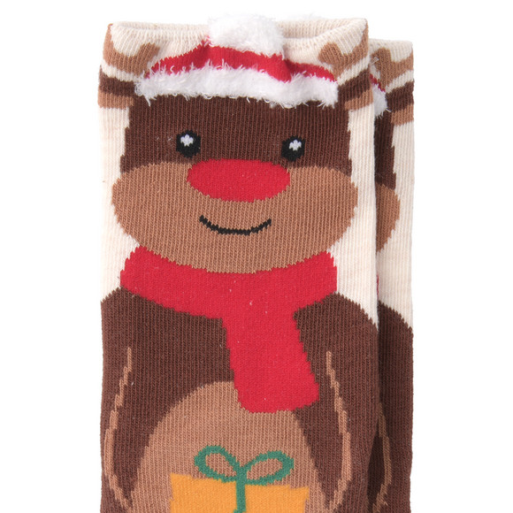 1 Paar Kinder Weihnachtssocken mit Rentier