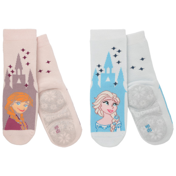 2 Paar Die Eiskönigin Stoppersocken im Set