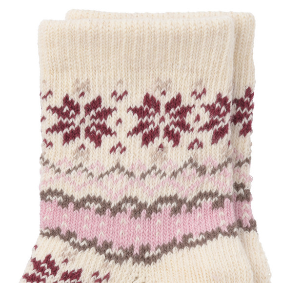 1 Paar Mädchen Socken mit Norwegermuster