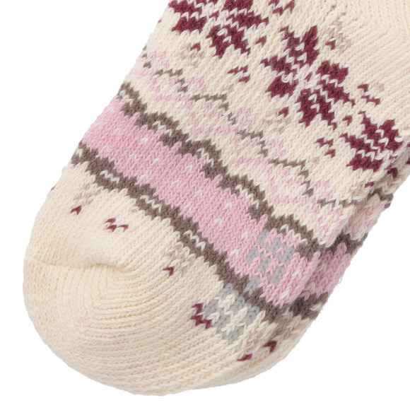 1 Paar Mädchen Socken mit Norwegermuster