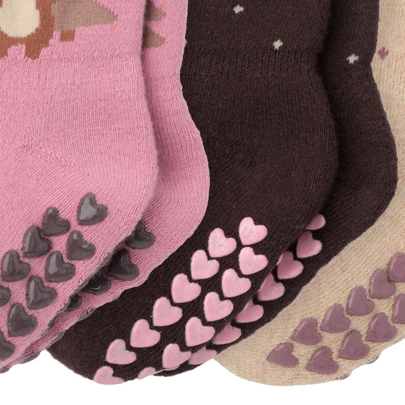 3 Paar Baby Stoppersocken im Set