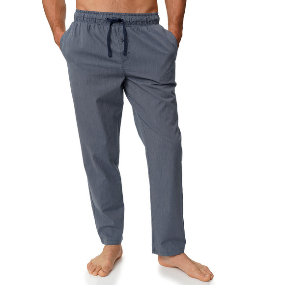 Herren Schlafhose mit Streifen-Muster